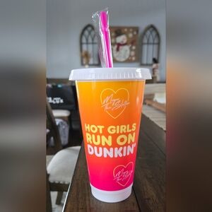 Dunkin' Reusable Plastic Tumblr Cup Megan Thee Stallion